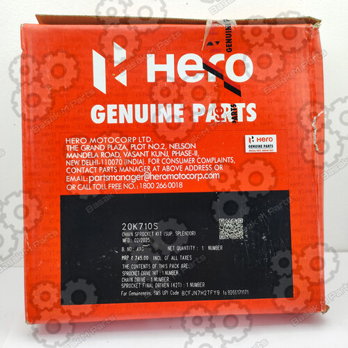 CHAIN SPROCKET KIT SUPER SPLENDOR (HERO)